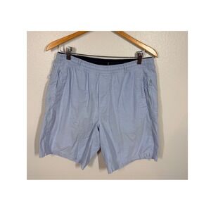 Birddogs Boom Long Shorts Mens XL Light Blue Built-in Liner Zip Pockets EUC